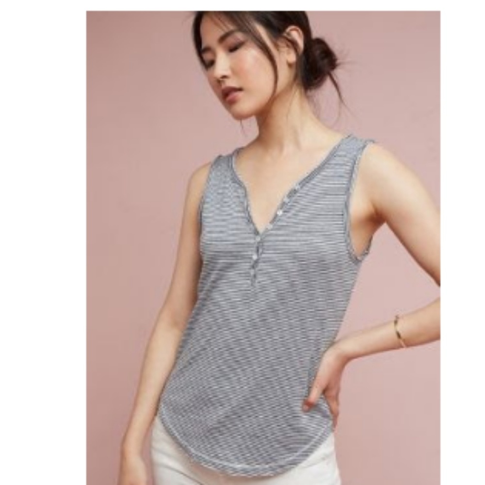 Anthropologie Henley Tank